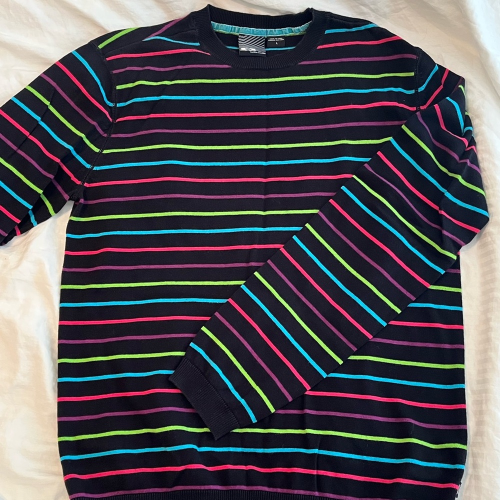 Oakley Multicolor Striped Crewneck Sweater
